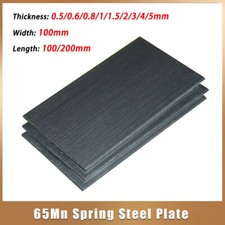 65Mn Spring Steel Plate Manganese Sheet Metal Panel Board 0.5mm-5mm Thickness