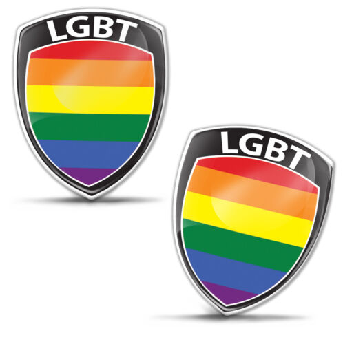 Aufkleber Flagge Lgbt Gay Pride Rainbow Motorradhelm Auto Fahrrad Abzeichen - Photo 1 sur 9