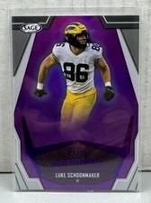 2023 SAGE High Series Peak Performance Luke Schoonmaker #PK-LS Rookie RC Purple