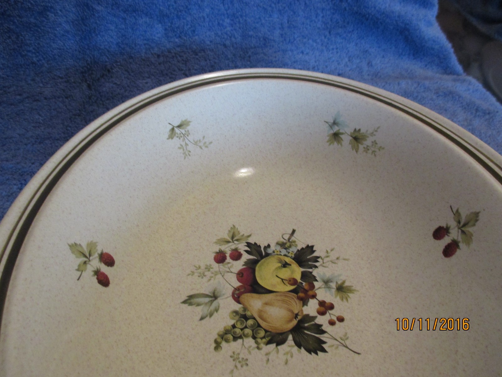 Royal Doulton Lambeth Stoneware Cornwall serving bowl Oven + Dishwasher