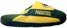 Comfy Feet Green Bay Packers Low Pro Stripe Slippers