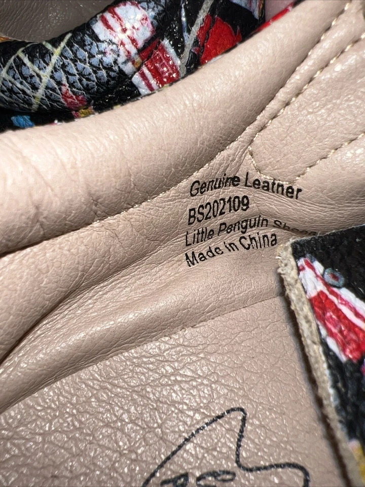 Boys Little Fire Truck Fire Fighter Print Leather Shoes 4-5 Years Little Kid - Image 3 of 4