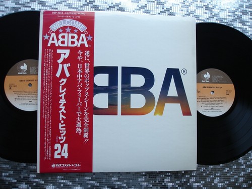 ABBA ~ ABBA's Greatest Hits ~ Japanese Best Of LP w/OBI Discomate DSP-3012~13