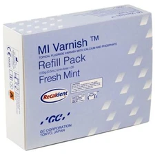 GC 900748 MI Topical Fluoride Varnish Fresh Mint .40 mL Unit Doses 35/Pk