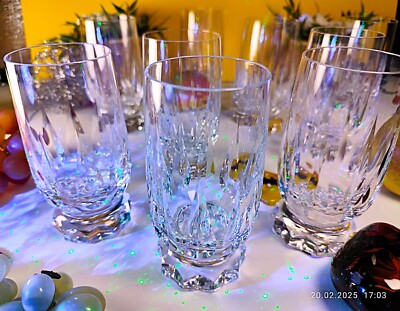 Villeroy & Boch '' Arabelle '' schwer Bleikristall Wasserglas Bourbon Perfekt Din.