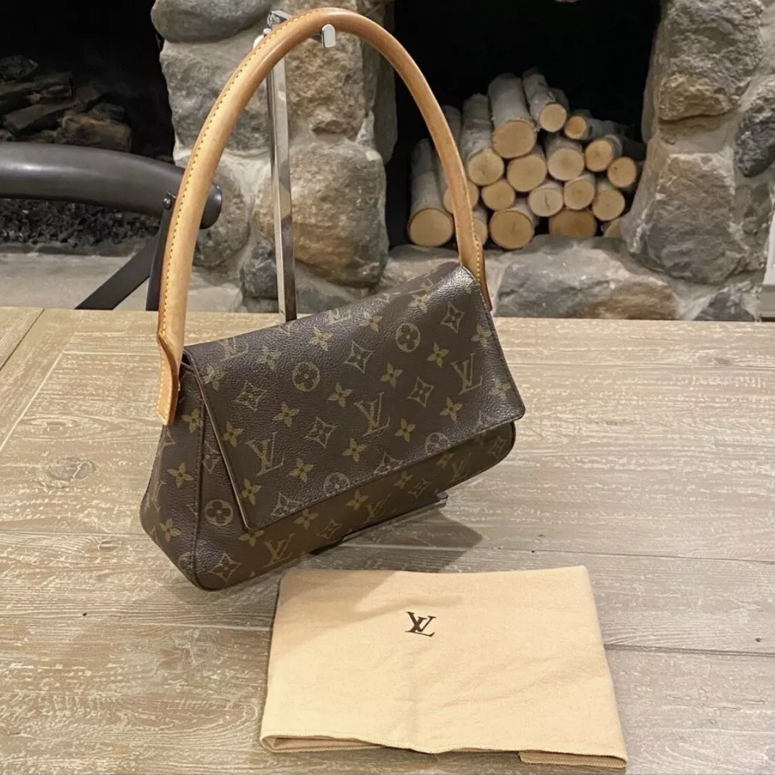 Auth LOUIS VUITTON Mini Looping M51147 Monogram Women's