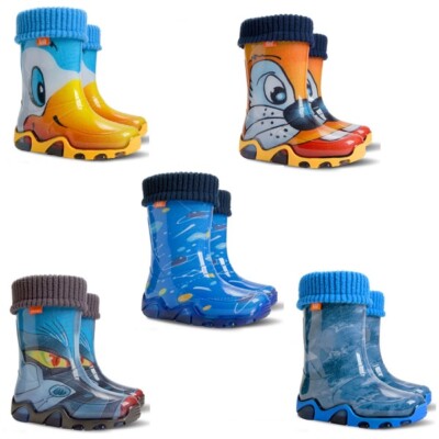 DEMAR Kinder STORMER LUX Jungen Mädchen Thermostiefel Gummistiefel gefüttert