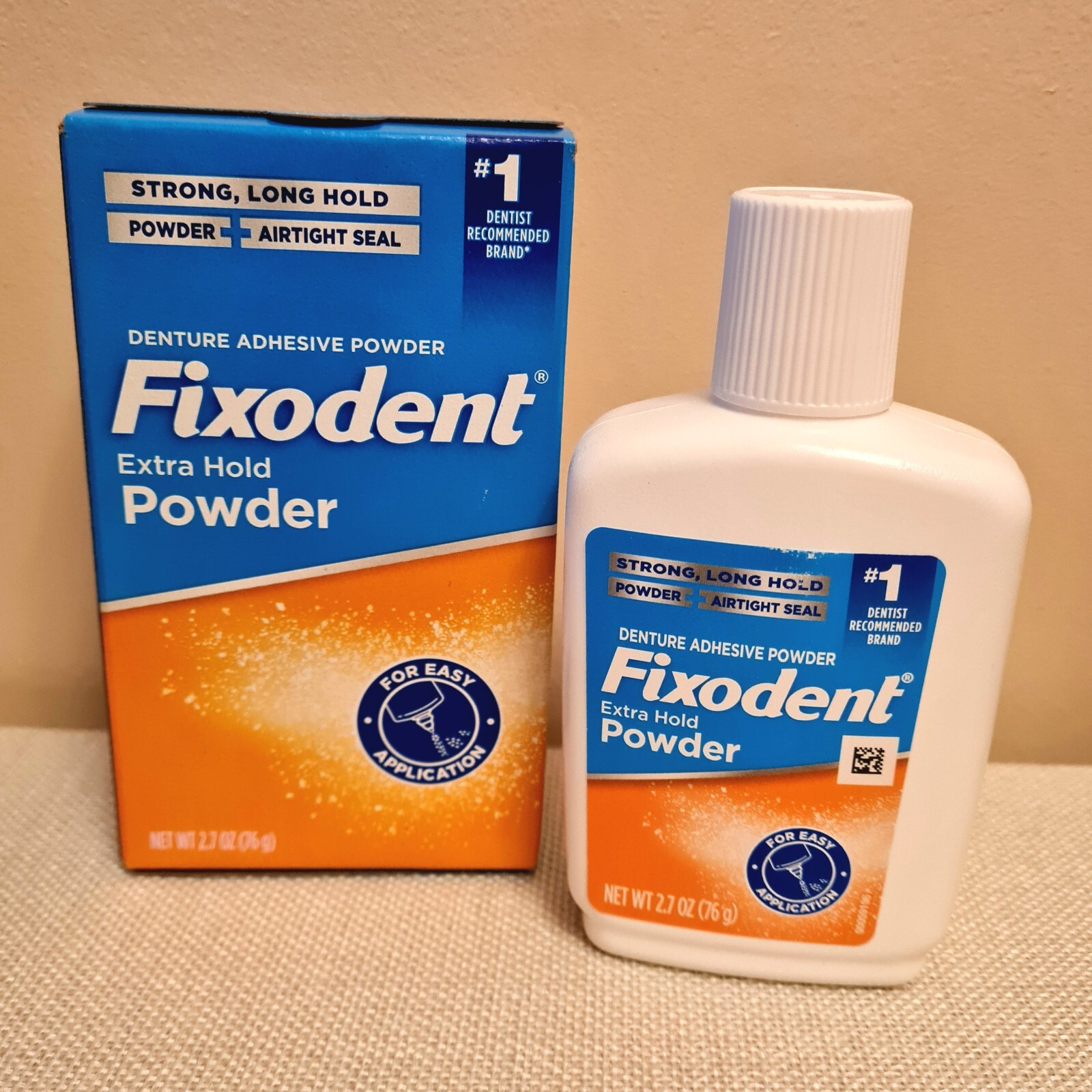 Fixodent Denture Adhesive Fixative Extra Hold Powder (Ultra