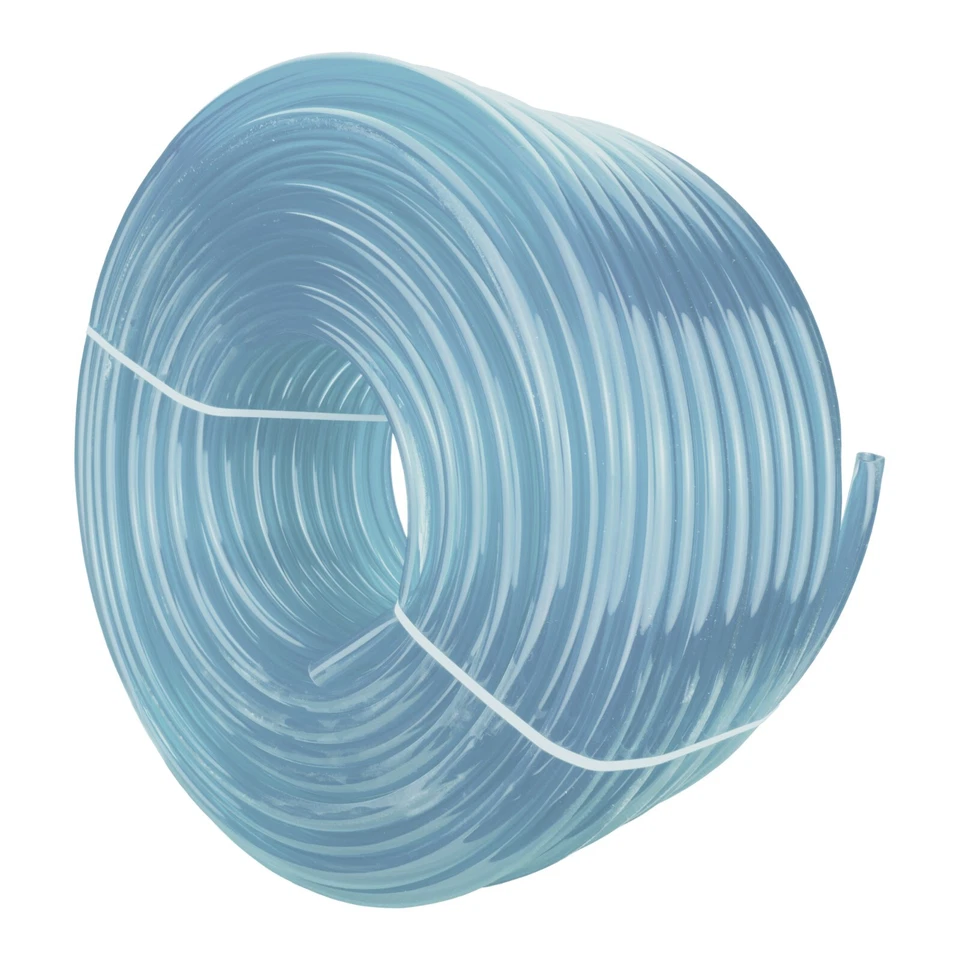 COSTWISE Clear PVC Tech Hose Pipe Tube, Food Safe Grade, Oil, Water, Gas, Chemical, Ponds