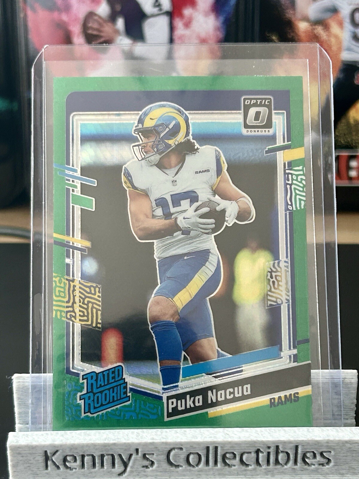 2023 Panini Donruss Optic Puka Nacua Hyper Green Rated Rookie RC #238