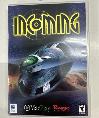 Incoming  Game by Macplay UFO Alien Invasion Shooter Game Mac OS