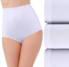 Vanity Fair Perfectly Yours Briefs 11 / 4XL - Style 15711 - 3 Pair - WHITE NWT