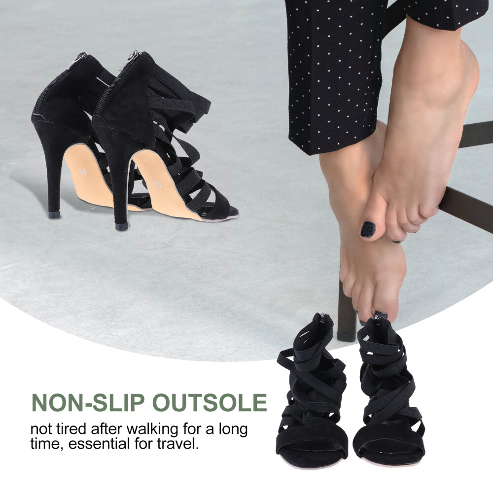 APL Sandali con tacco alto a bocca di pesce scarpe estive con tacco per eleganti