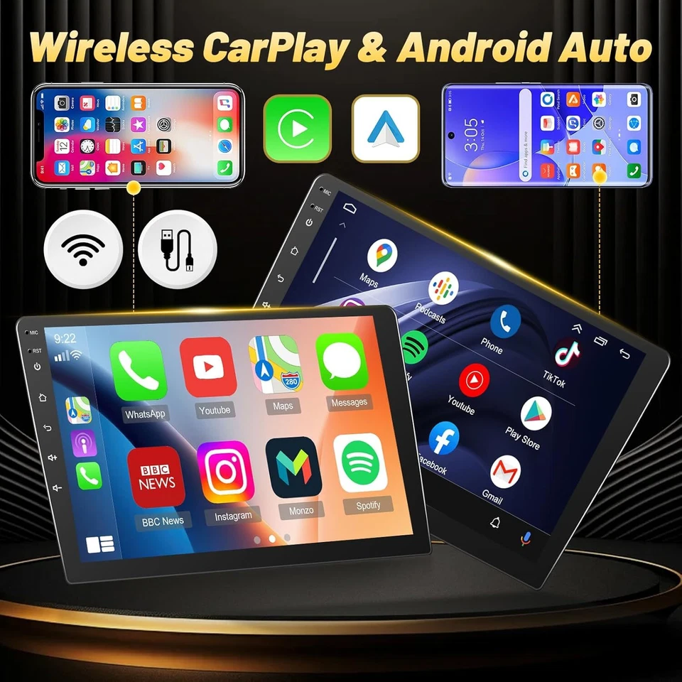 Car Stereo for Jeep Wrangler JK 2007-2018 Compass Grand Cherokee Dodge Ram 2+64G - Image 4 of 4