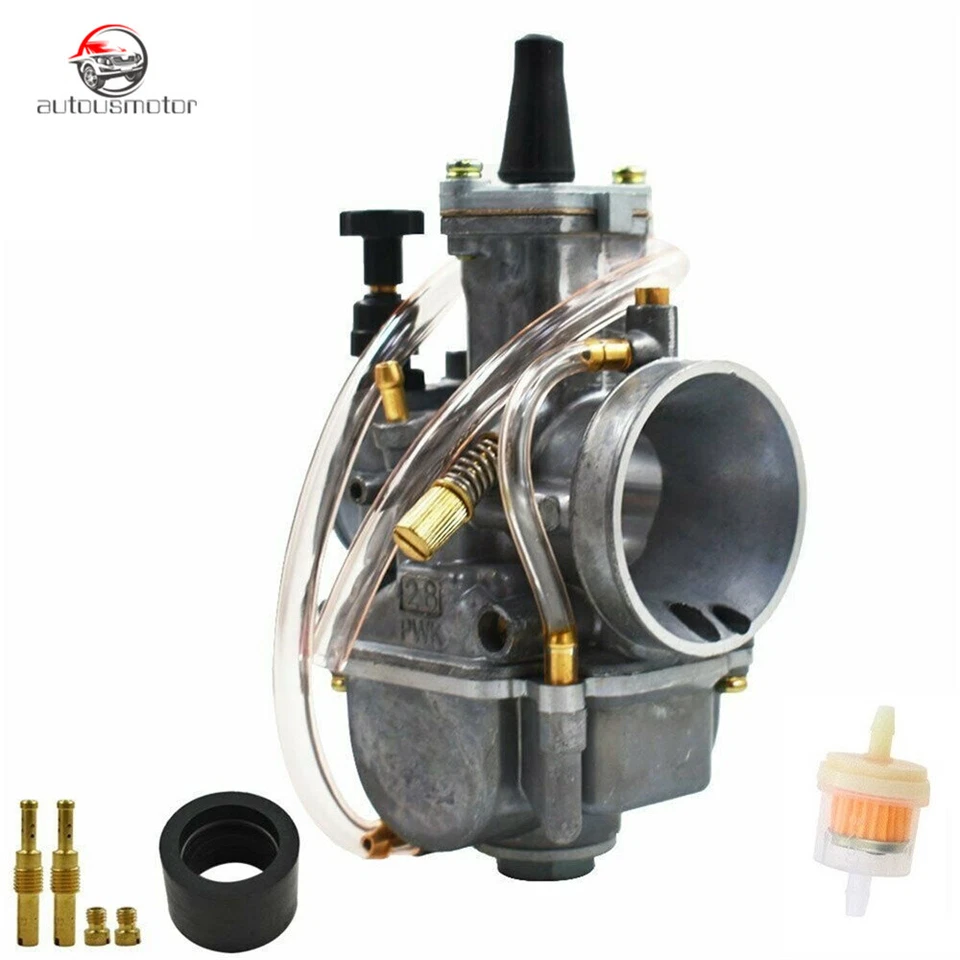 PWK 28mm Carburetor Carb For KTM 65 85 SX Suzuki RM65 RM80 RM85 RM85L 1977-2023 - Image 4 of 4