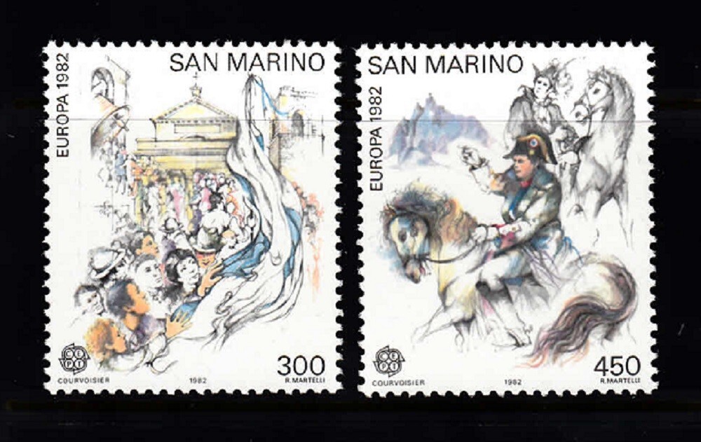 海外切手　世界一周　100枚以上 INDIA USSR　SANMARINO M4764 - San Marino, 100 Different Stamps - Mystic Stamp Company
