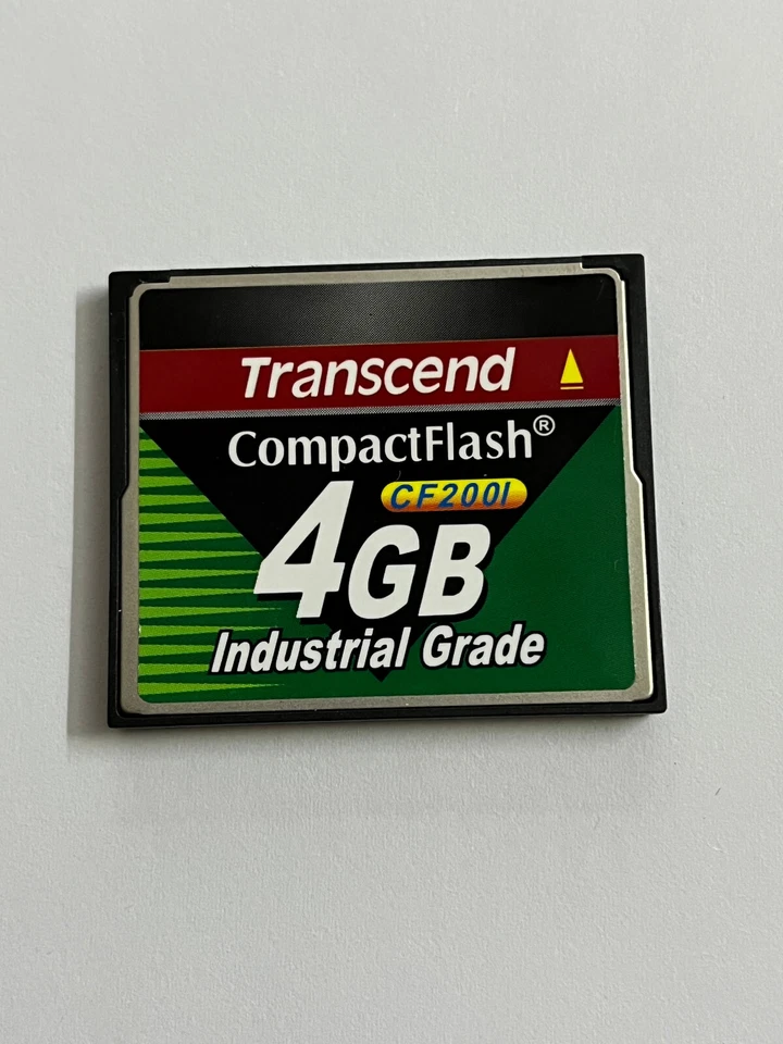 Transcend TS4GCF200I 4GB Industrial Grade Compact Flash CF Card 220X CF200I SLC - Image 2 of 4