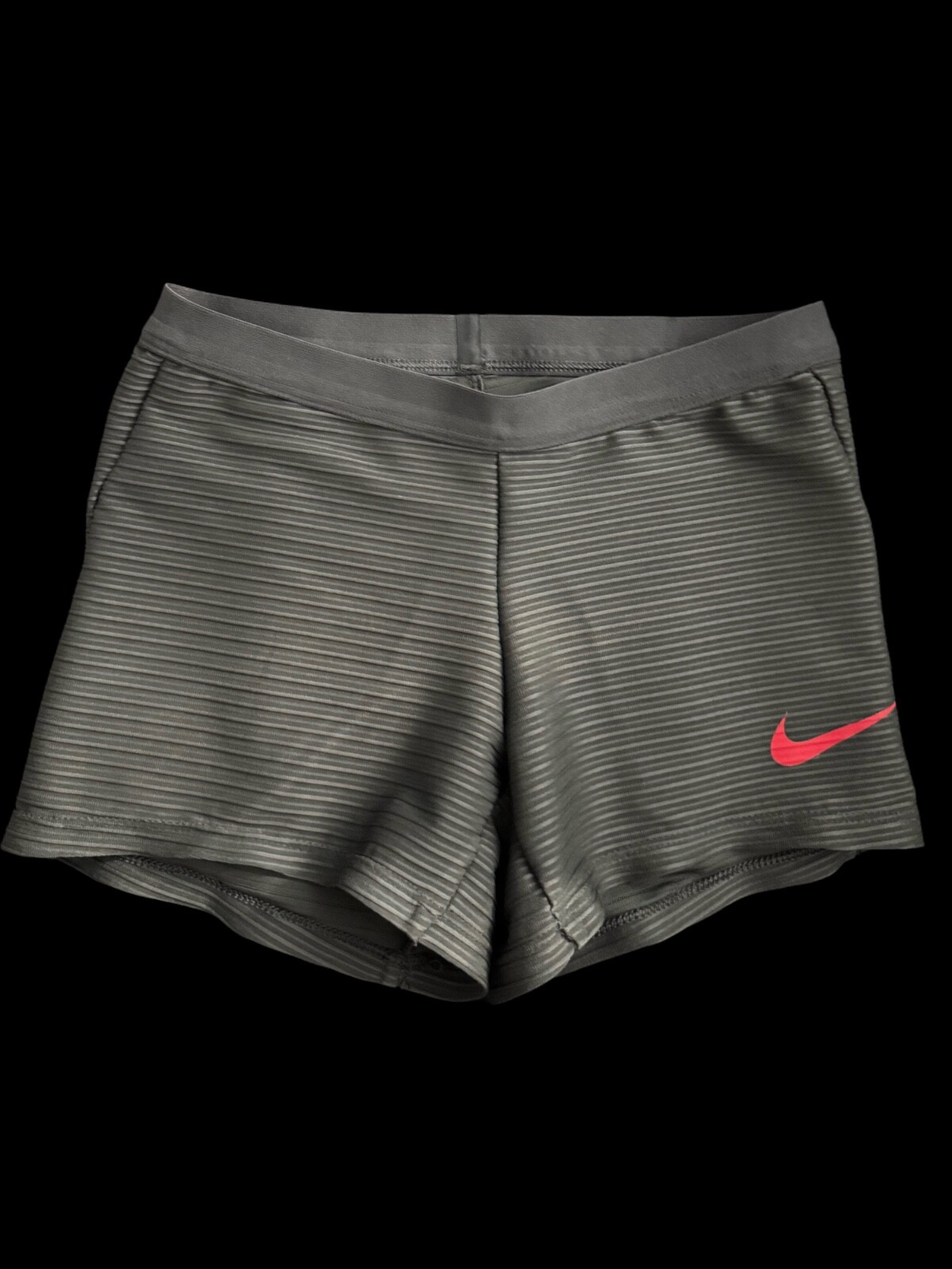 Nike Pro Elite XS Womens Running Shorts Gray Da2997-064 USA Made