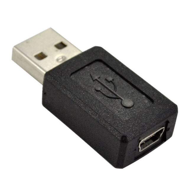 USB 2.0 Type A Male to Mini B 5-pin Female Adapter Converter Connector
