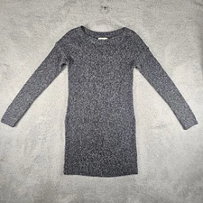 Hollister Sweater Dress Womens S Knit Boat Neck Knee L/S Preppy Holiday Season