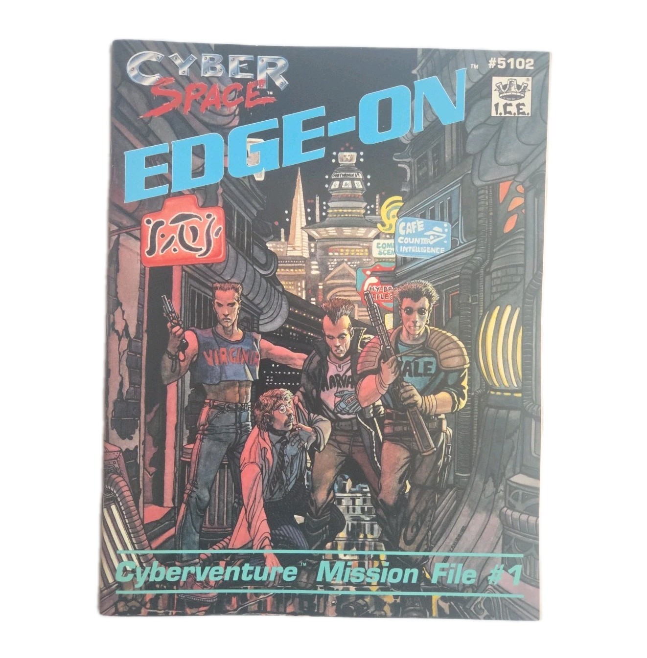 Cyber Space: Edge-On Cyberventure Mission File 1 - ICE #5102 - First Printing
