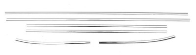 OMAC Zier- / Schutzleiste Türscheibe 3215141 Fenster Ein-/Anbau Edelstahl für