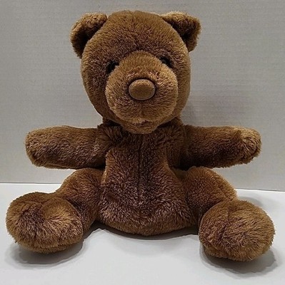 Vintage Gund Bear Plush Puppet Stuffed Animal Cute Soft Brown Teddy 