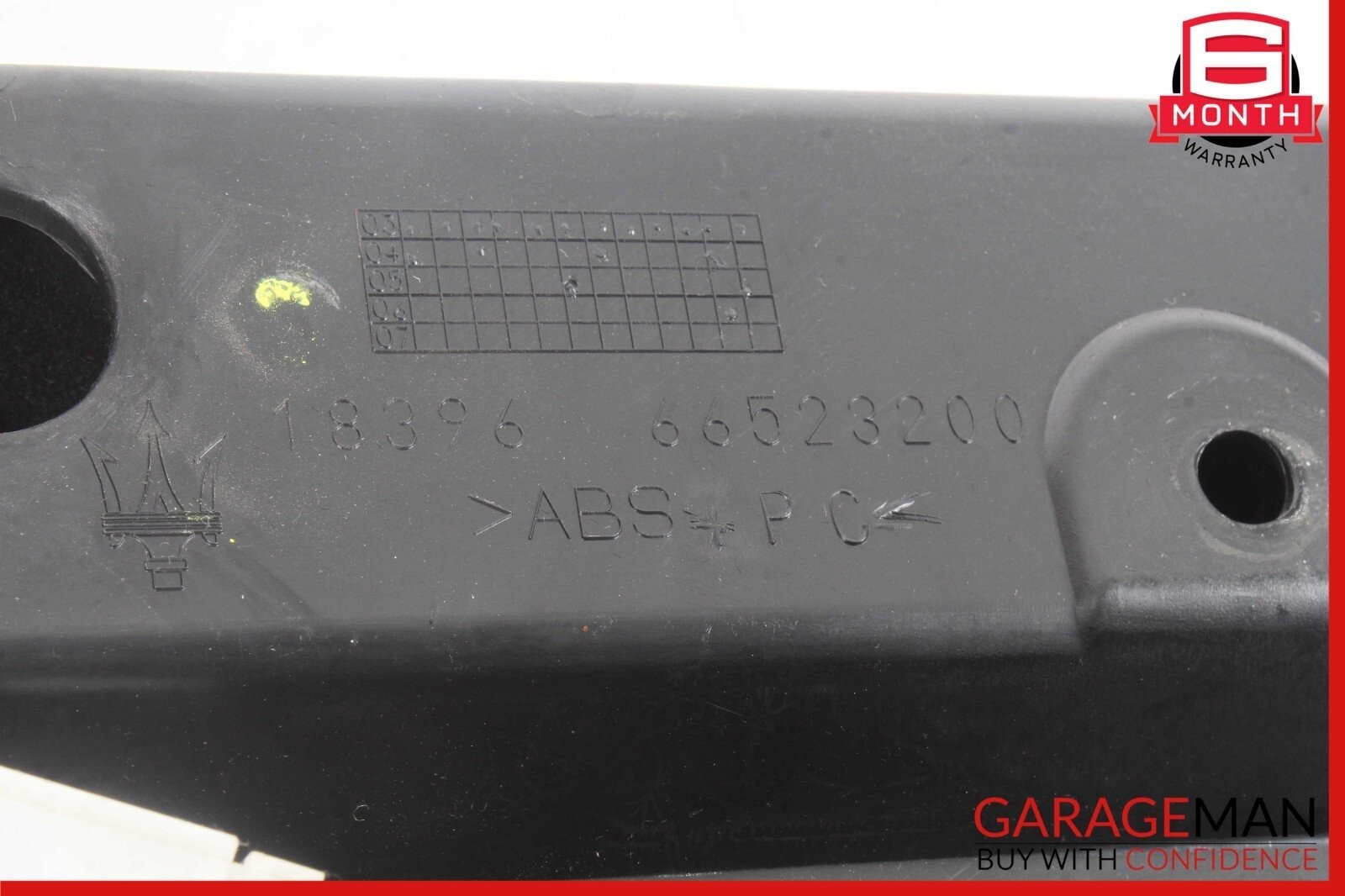 03-13 Maserati Quattroporte Dash Board Dashboard Glove Box Compartment Black OEM