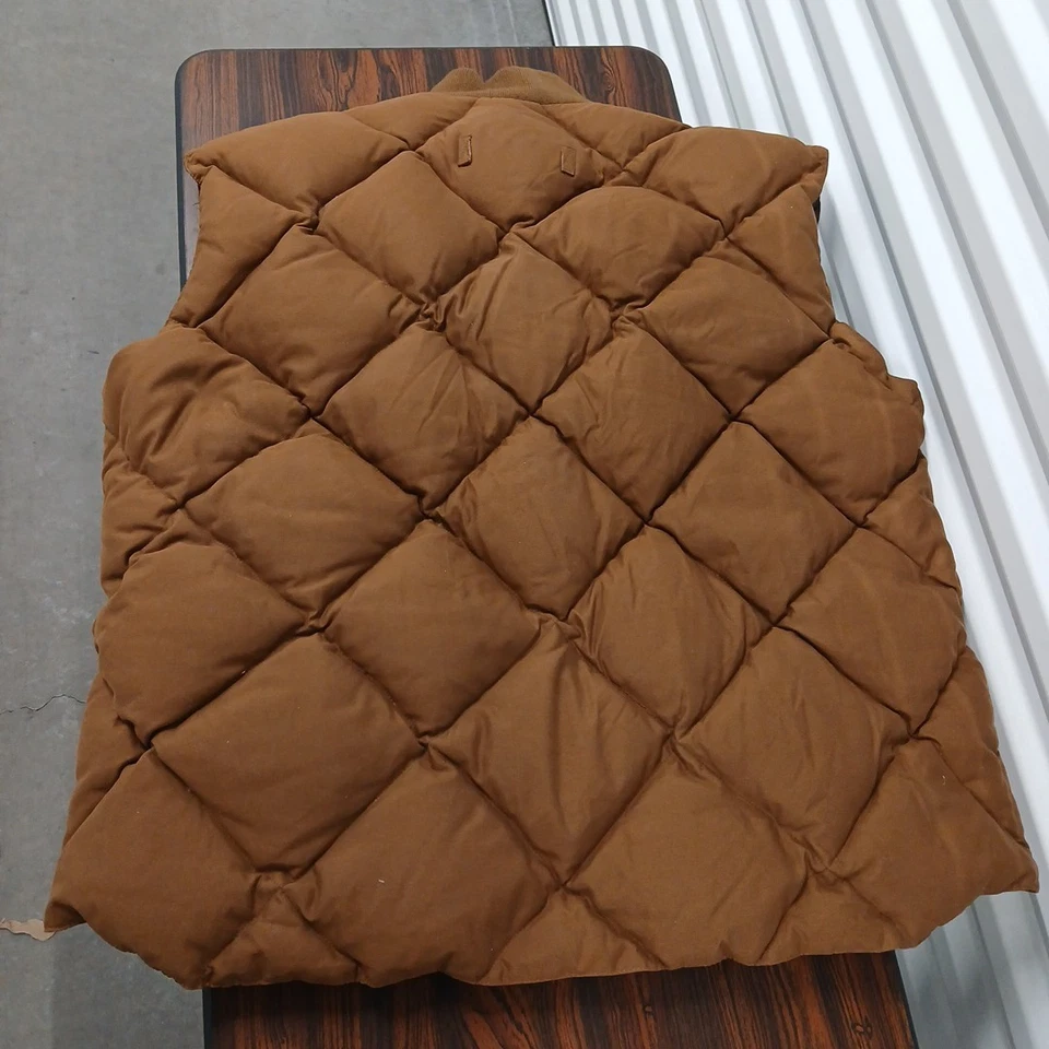 Cabelas Puffer Premier Northern Vest Goose Down Brown Mens Sz XL Reg - Image 4 of 4