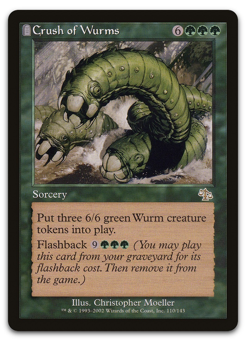 Crush of Wurms #110 (NM) Judgment JUD Magic MTG