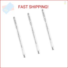 SIGNO Uni-ball Angelic UM-120AC Gel Ink Pen 0.7 mm, White Ink, 3 Pens per Pack