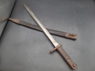 Spanish Style Bayonet Scrubbed Ricasso No Makers Marks 16" Blade.