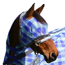 Kensington Fly Mask with Fleece Trim for Horses ? Protects Face and Eyes from