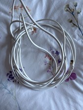 White RG6/U Coaxial Cable Lead Connector