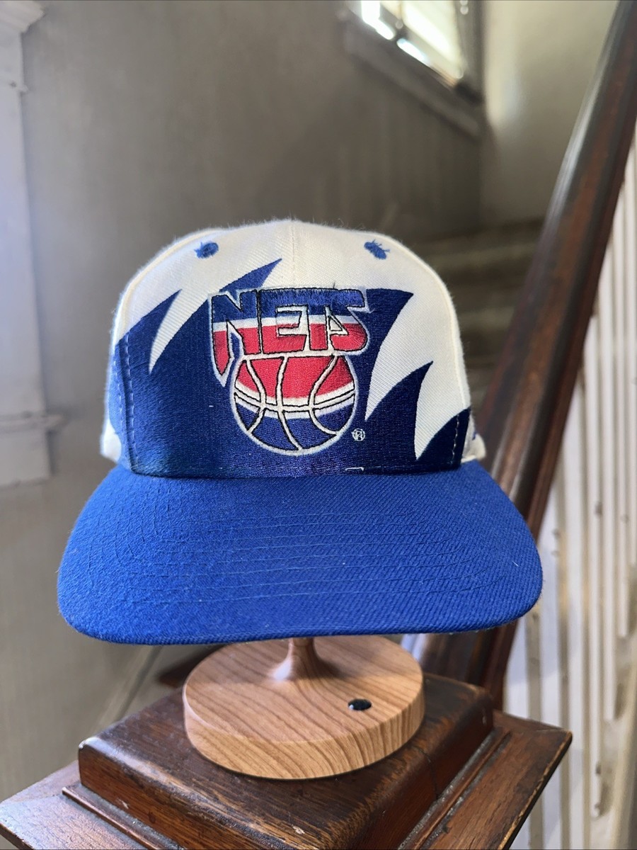 Vintage New Jersey Nets Logo Athletic Sharktooth Snapback Hat | eBay