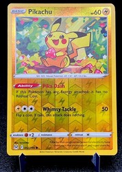 Pikachu 052/196 Lost Origin Reverse Holo