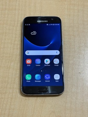 Samsung Galaxy S7 32GB AT&T SM-G930A Black Onyx Read Description (062)