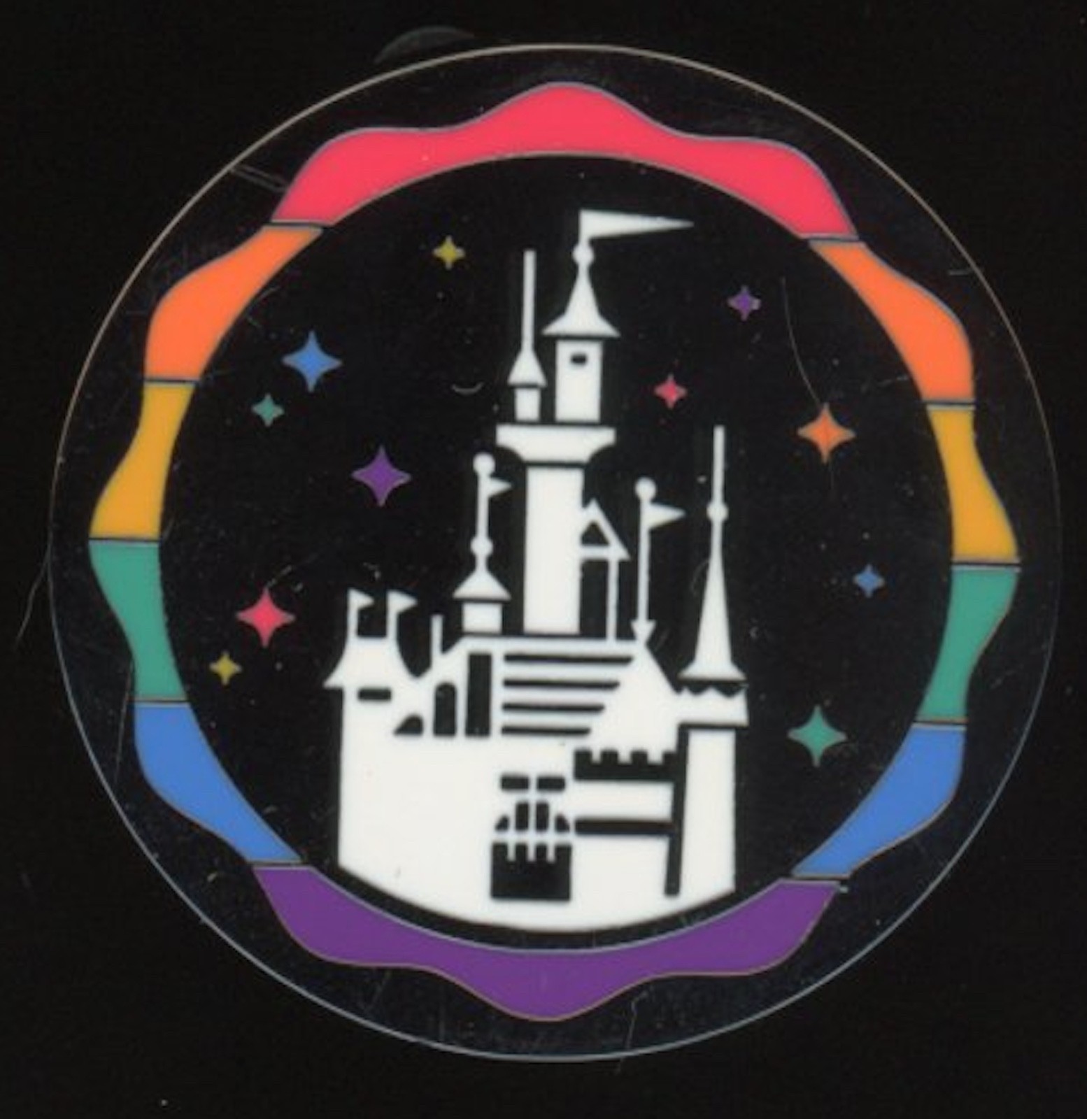 2024 DLR Sleeping Beauty Castle Rainbow Disney Pin 165076