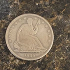 1839 seated liberty half dollar