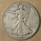50c 1921-S Liberty Walking Half Dollar VG+ Semi-Key Date * AvenueCoin