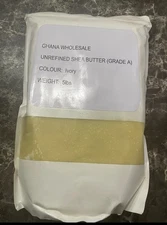100% 5 Lbs Raw unrefined shea butter