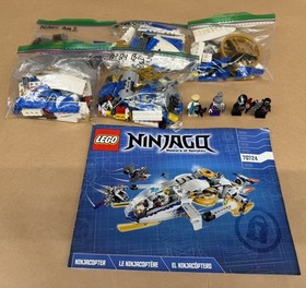 LEGO NINJAGO 70724 NinjaCopter 4 Minifigures 516 Pieces No Box Pre-Owned