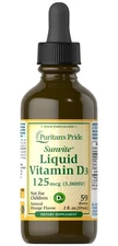 Puritan's Pride Liquid Vitamin D3 5000 IU - 2 oz Liquid