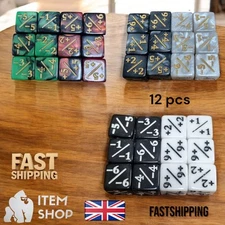 Magic The Gathering Counter Dice  Set 5/10 Dice MTG Pokemon -Board Games 12 PCS