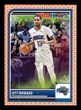 2023-2024 PANINI HAUNTED HOOPS #129 JETT HOWARD ORANGE PARALLEL RC