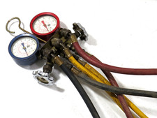 J.B. Industries Test Charging Manifold Gauge Set with Hoses R12  R22  R502