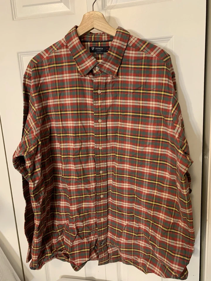 Daniel Cremieux Mens Sz XXL Button Shirt Multicolor Plaid - Image 2 of 4