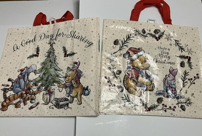 #ad #ad Tesco Winnie the Pooh Christmas Tote Bag Piglet Eeyore Tigger New 2025 $24.99