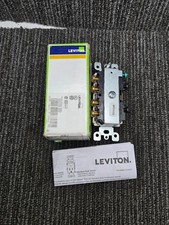 Leviton 5640-T 20 Amp, 120/277 Volt, Decora 3-Way / 3-Way AC Combination Switch