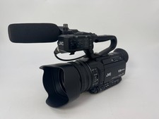 JVC GY-HM170 4K Professional Camcorder w/ XLR Handle  Shotgun Mic - Tested